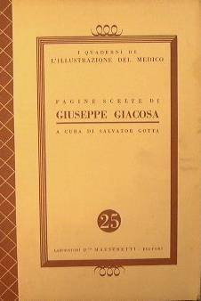 Pagine scelte di Giuseppe Giacosa - Giuseppe Giacosa - copertina