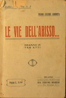 Le vie dell'Abisso - Primo Cesare Ambrosi - copertina