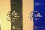 Leo clubs d'Italia. Annuario 1992. 93. Annuario 1993. 94