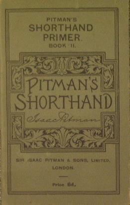 Pitman's shorthand primer book II - Isaac Pitman - copertina