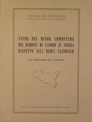 Stime del minor ammontare dei redditi di lavoro in Sicilia rispetto alla media nazionale - copertina