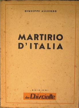 Martirio d'Italia - Giuseppe Alliegro - copertina