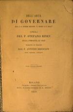 Dell'arte di governare. Qual é il governo migliore il severo o il dolce?