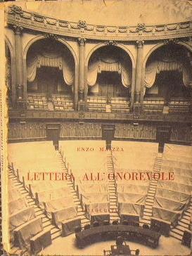 Lettera all'Onorevole - Enzo Maizza - copertina