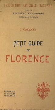 Petit guide de Florence - Guido Carocci - copertina