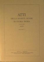 Atti della Società Ligure di Storia Patria