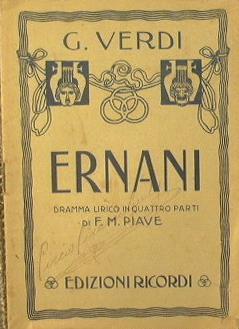 Ernani - Giuseppe Verdi - copertina