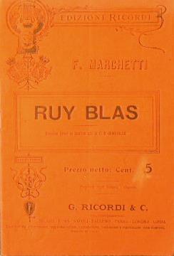 Ruy Blas - Filippo Marchetti - copertina