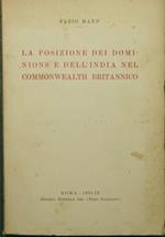 posizione dei dominions e dell'India nel Commonwealth britannico La