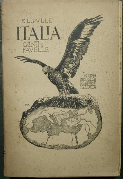 Italia. Genti e favelle. Vol. I. Disegno antropologico linguistico - Francesco L. Pullé - copertina