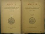 Annali della R. Università degli Studi economici e commerciali di Trieste. Vol. II - 1930. Fasc. I-II Fasc. III