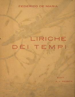 Liriche dei tempi - Federico De Maria - copertina