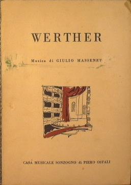 Werther - Jules Massenet - copertina