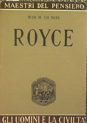 Royce - Wim M. De Nier - copertina