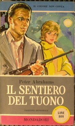 Il sentiero del tuono - Peter Abrahams - copertina