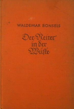 Der Reiter in der Wuste. Eine Amerikafahrt - Waldemar Bonsels - copertina