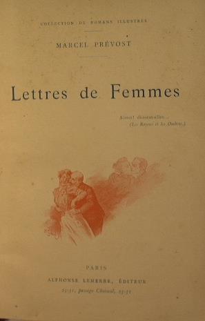 Lettres de femmes - Marcel Prévost - copertina