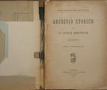 Archivio storico per la Sicilia orientale. Anno V - Fascicolo III