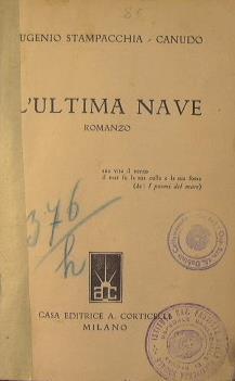 L' ultima nave - Eugenio Stampacchia - copertina