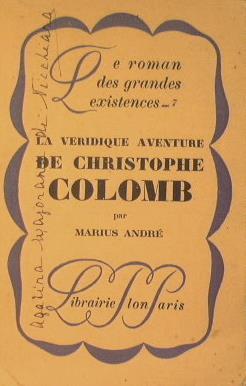 La veridique aventure de Christophe colomb - Marius Audin - copertina