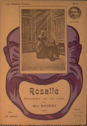 Rosalie (comedie en un acte) - Max Maurey - copertina