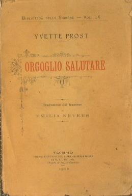 Orgoglio salutare - Yvette Prost - copertina