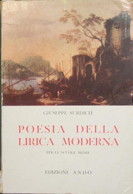 Poesia della lirica moderna - Giuseppe Surdich - copertina