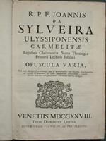 Opuscula varia. Una cum Apologia Carmelitana, quae in praecedentibus impressionibus Lugdunensibus ad calcem Commentarii in Acta Apostolorum adnectebatur adjectis pariter Indicibus tum Quaestionum, cum rerum ejusdem Apologiae