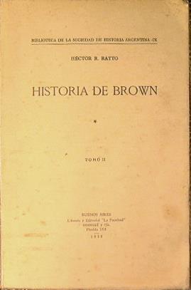 Historia De Brown - Hector R. Ratto - copertina