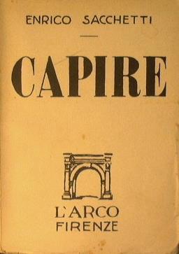 Capire - Enrico Sacchetti - copertina