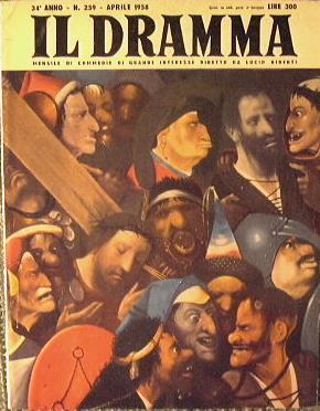 Il dramma. 1958. Numero 259 - Lucio Ridenti - copertina