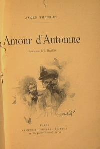 Amour d'Automne - Andre Theuriet - copertina