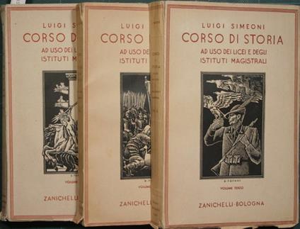 Corso di storia - Luigi Simeoni - copertina