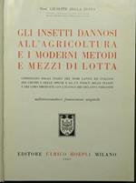 Gli insetti dannosi all'agricoltura e i moderni metodi e mezzi di lotta. Corredato dagli indici dei nomi latini ed italiani dei gruppi e delle specie e da un indice delle piante e dei loro prodotti con l'elenco dei relativi parassiti