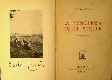 La principessa delle stelle - Carlo Linati - copertina