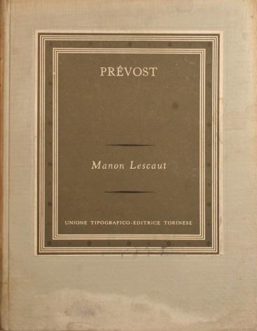 Manon Lescaut - Antoine François Prévost - copertina