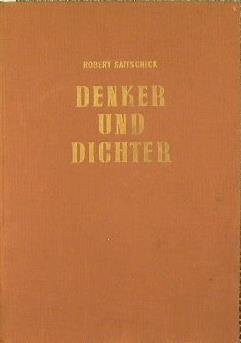 Denker und Dichter. Charakterdarstelung - Robert Saitschick - copertina