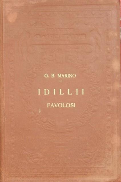 Idillii favolosi - Giambattista Marino - copertina