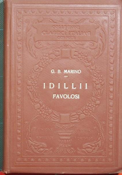 Idillii favolosi - Giambattista Marino - copertina