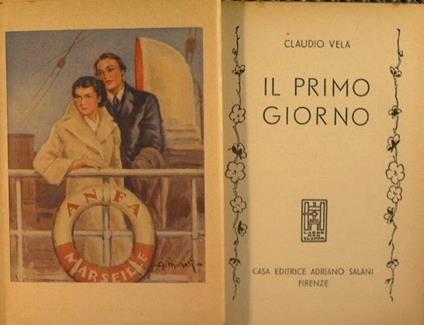 Il primo giorno - Claudio Vela - copertina