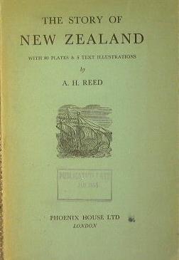 The Story of New Zealand - A. H. Reed - copertina