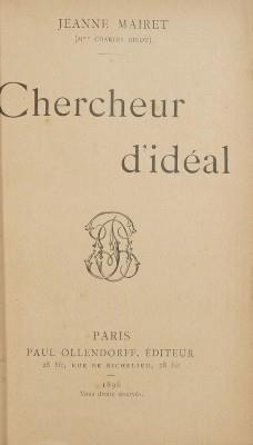 Chercheur d'ideal - Jean Mairet - copertina