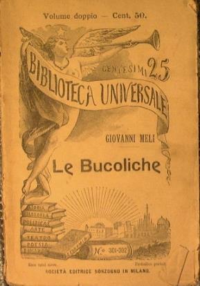 Le bucoliche - Giovanni Meli - copertina