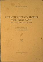 Ritratti poetico-storici d'illustri sardi del secolo XVIII e XIX. Quaranta sonetti con prefazione e note di Antonio Scano