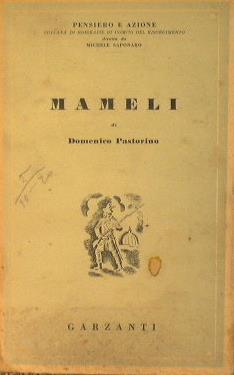 Mameli - Domenico Pastorino - copertina