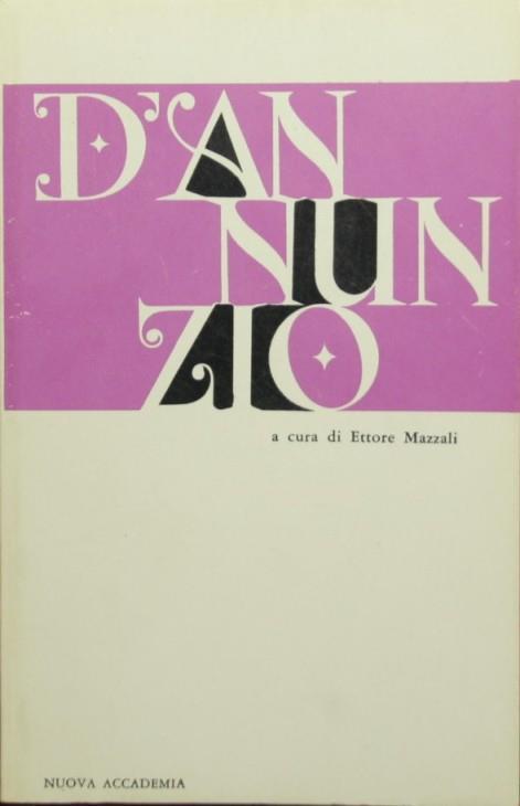 D'Annunzio - Ettore Mazzali - copertina