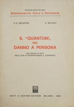 Il quantum nel danno a persona. Una banca di dati: mille casi di giurisprudenza a confronto