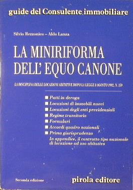 La Miniriforma dell'Equo Canone - Silvio Rezzonico - copertina