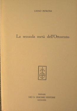 La seconda metà dell'Ottocento - Liano Petroni - copertina