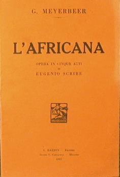 L' Africana - Giacomo Meyerbeer - copertina